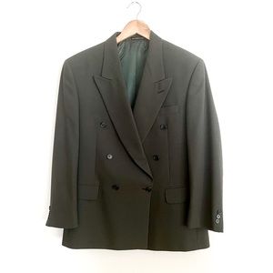 Oscar De La Renta Forest Green Blazer, size 40 Short